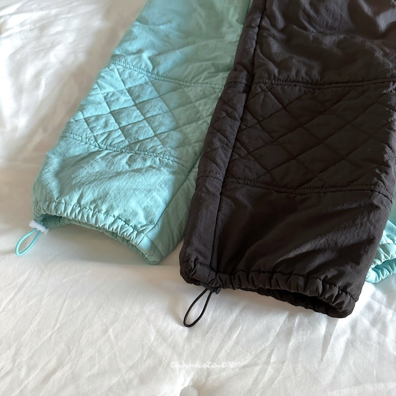 Thanksto TT - Korean Children Fashion - #prettylittlegirls - Mint Choco Padding Pants - 2