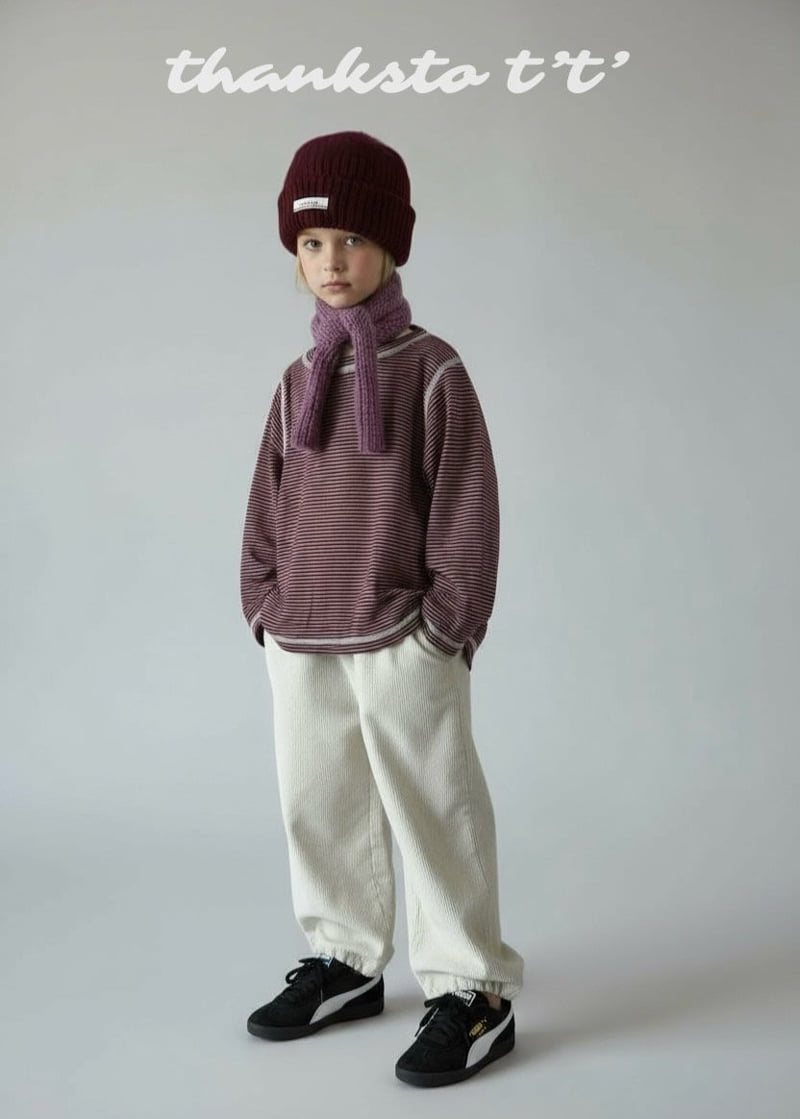 Thanksto TT - Korean Children Fashion - #minifashionista - Stripe Tee - 4