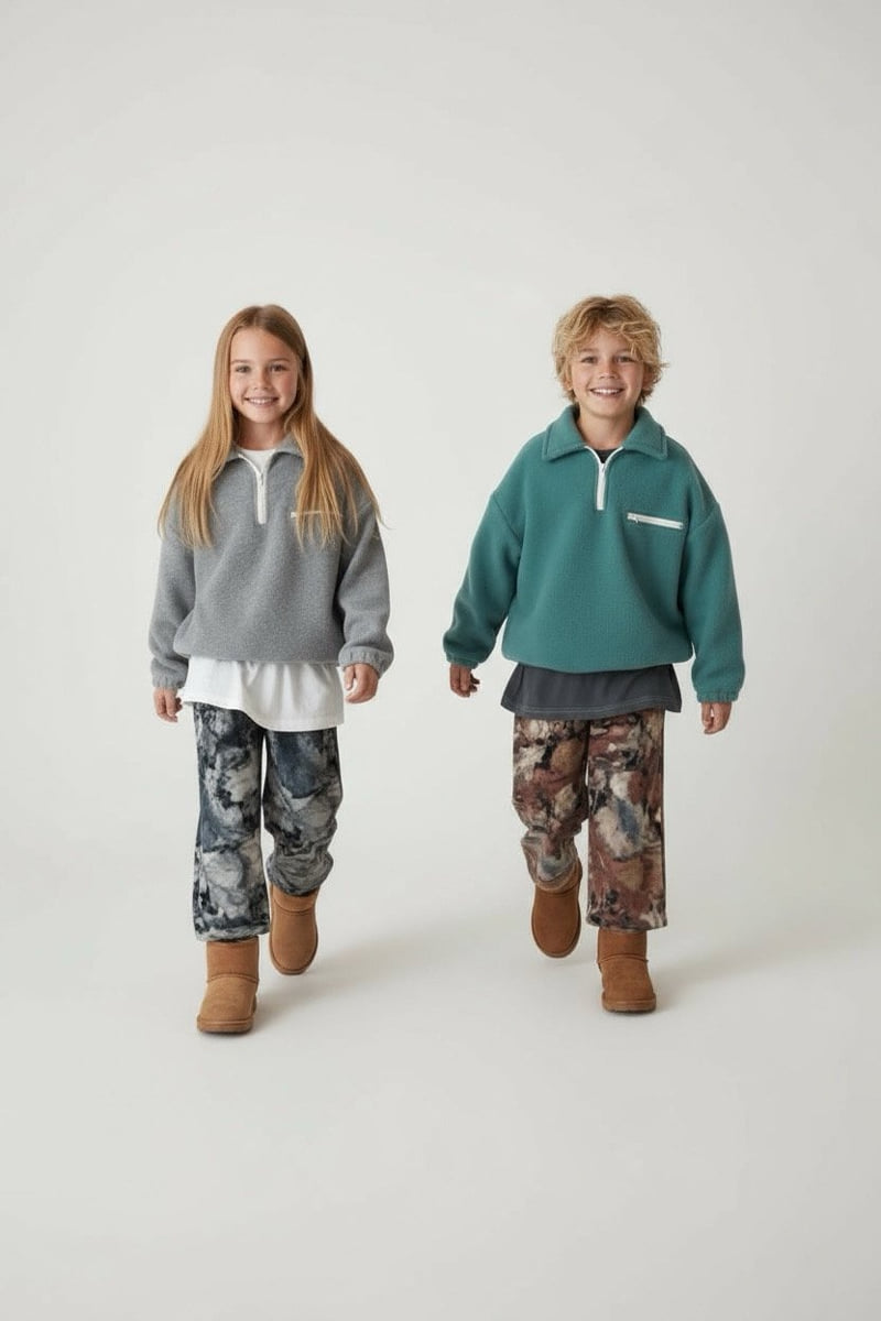 Thanksto TT - Korean Children Fashion - #stylishchildhood - Ribbed Pants - 6
