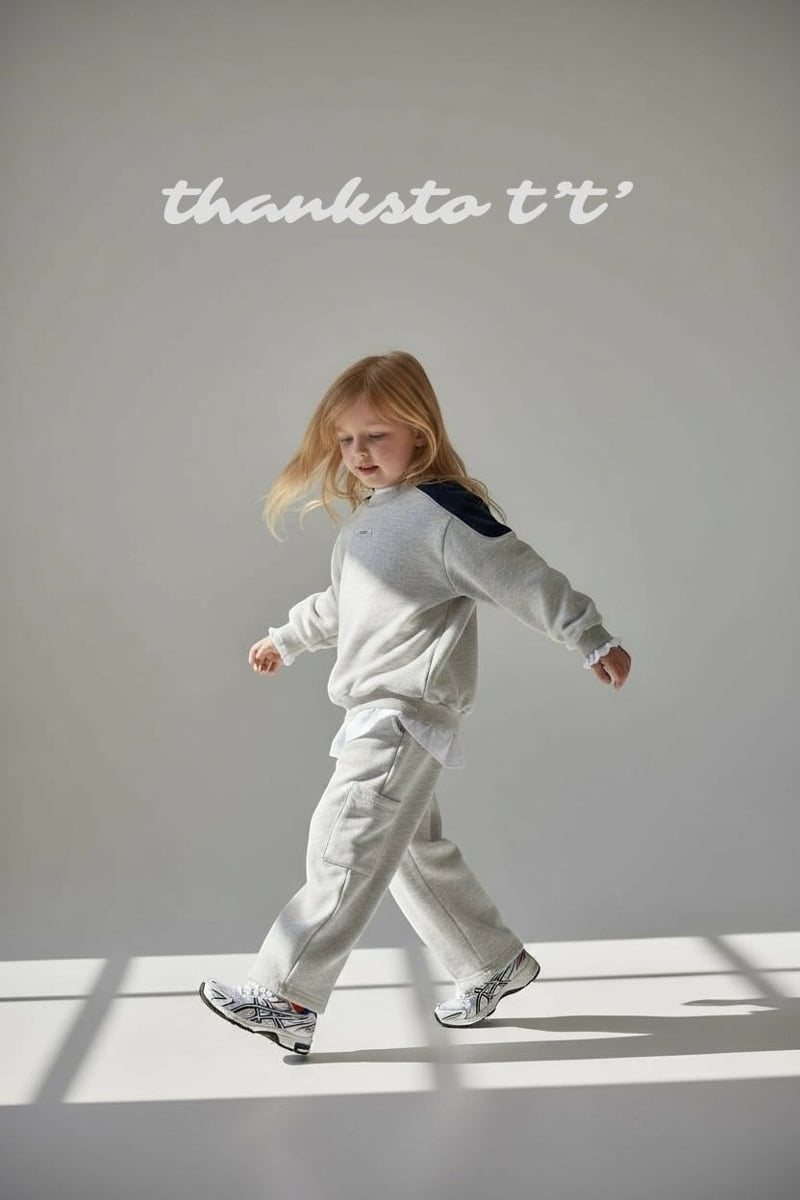 Thanksto TT - Korean Children Fashion - #stylishchildhood - LUCK Sweatshirt - 3