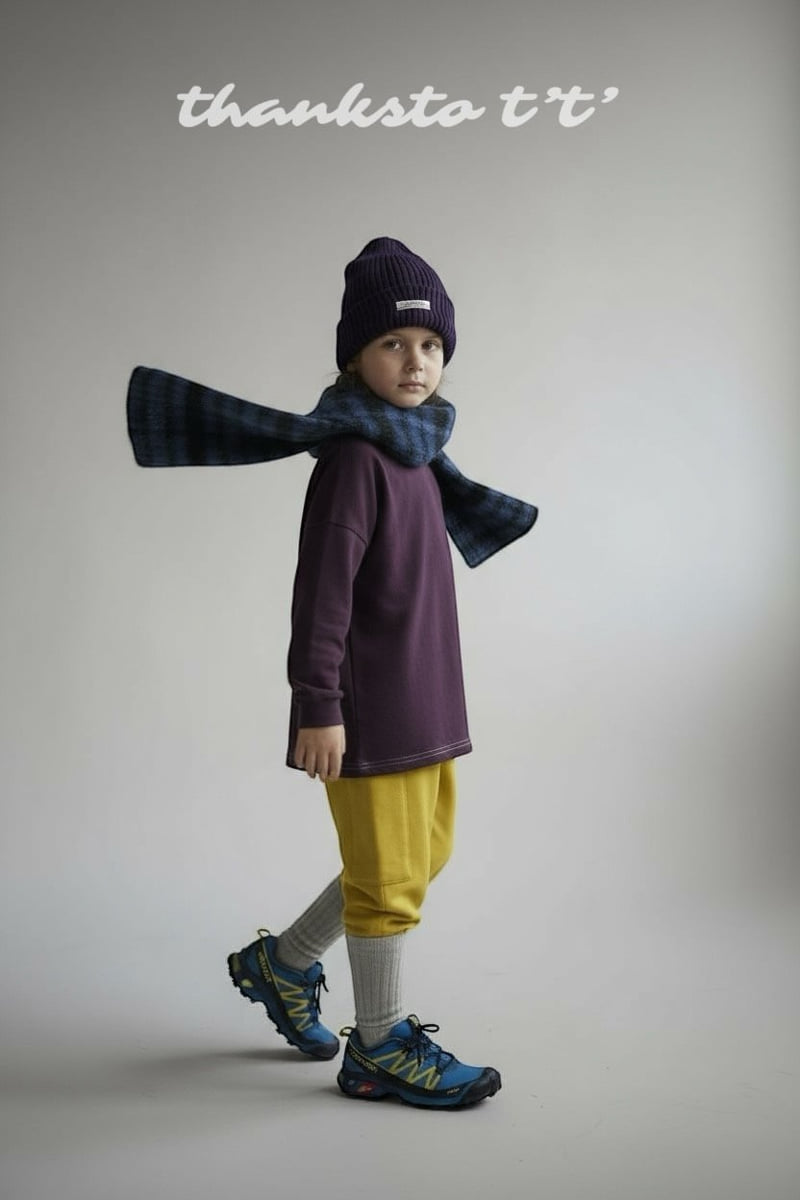 Thanksto TT - Korean Children Fashion - #todddlerfashion - Peach Peach Tee - 6