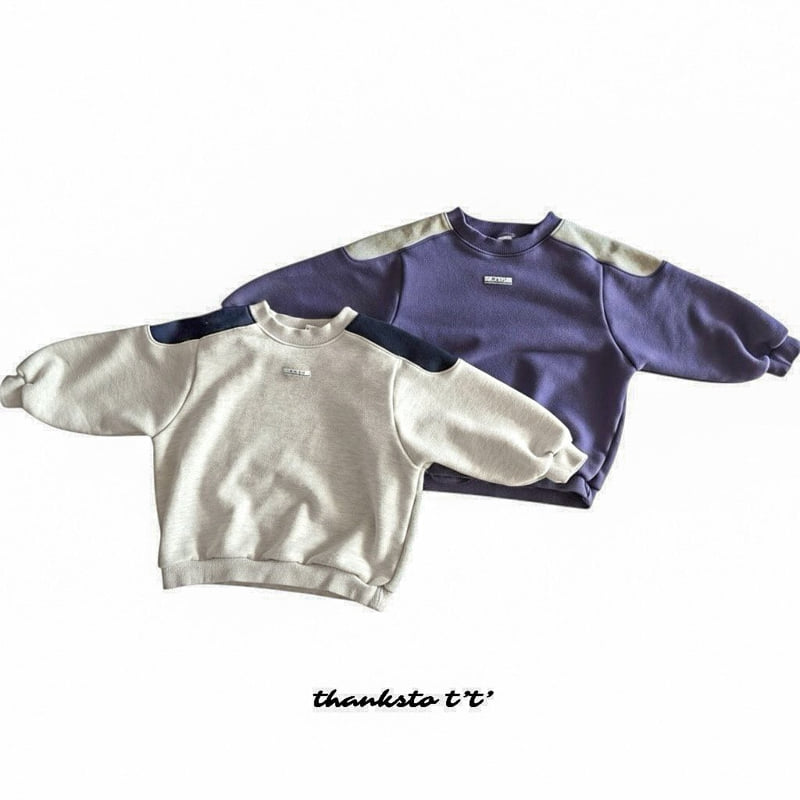 Thanksto TT - Korean Children Fashion - #todddlerfashion - LUCK Sweatshirt
