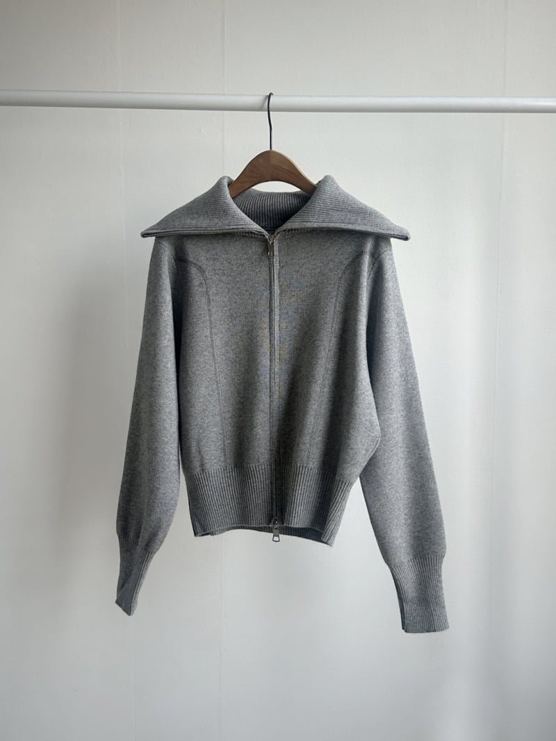 There By - Korean Women Fashion - #momslook - Duns Duns Zip-Up - 5