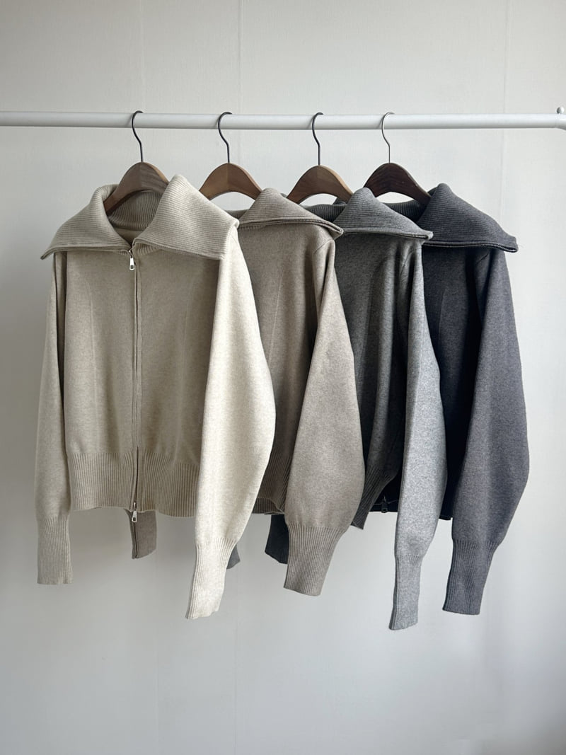 There By - Korean Women Fashion - #momslook - Duns Duns Zip-Up - 7