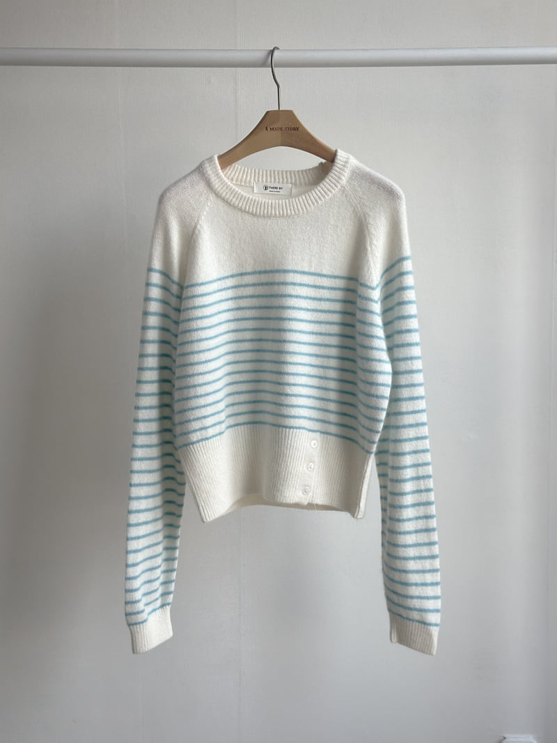 There By - Korean Women Fashion - #momslook - Yoom Stripe Knit - 2