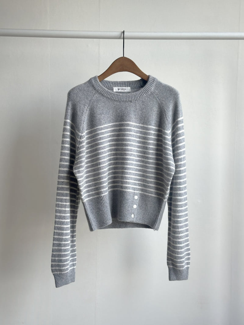 There By - Korean Women Fashion - #womensfashion - Yoom Stripe Knit - 4