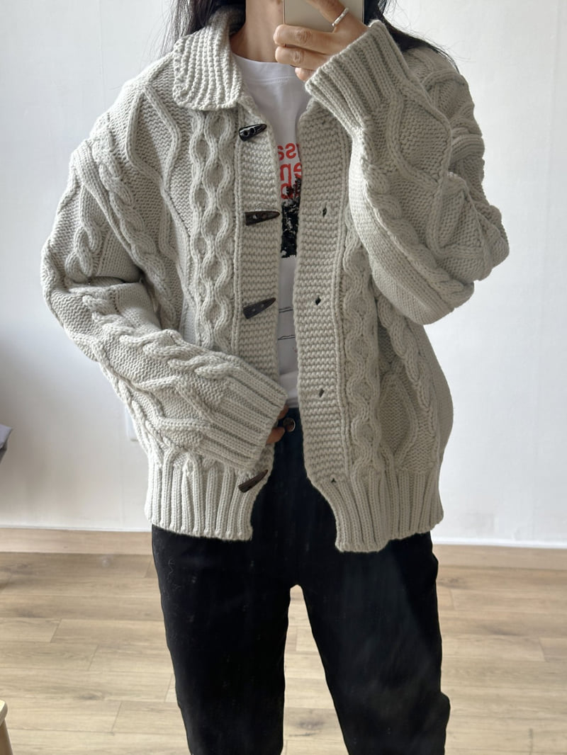 There By - Korean Women Fashion - #momslook - Henne Knit Cardigan - 11