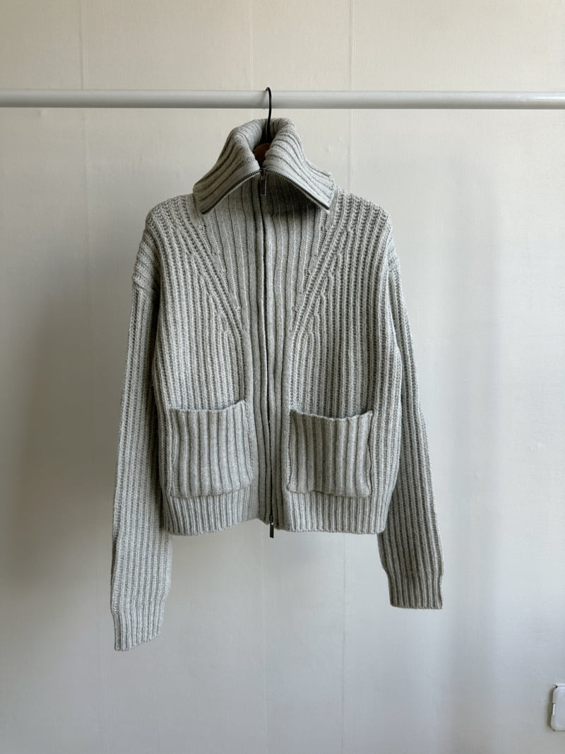 There By - Korean Women Fashion - #momslook - Holly Ribbed Zip-Up - 3
