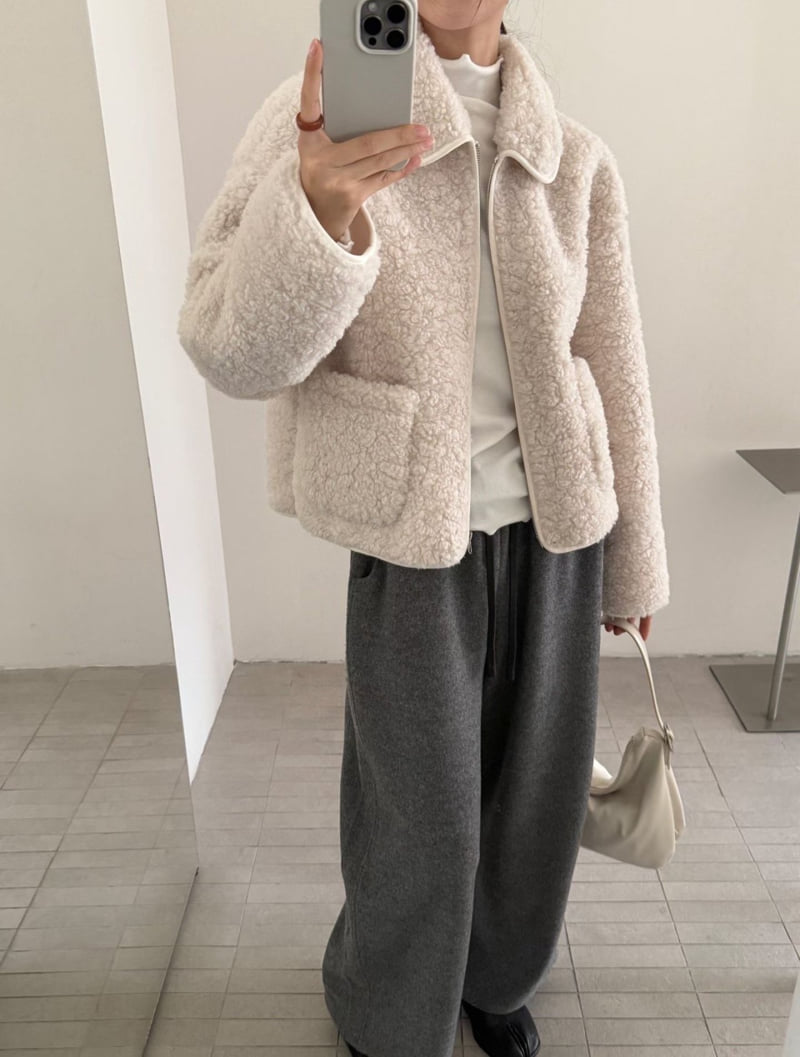 There By - Korean Women Fashion - #momslook - Dio Collar Jumper - 3