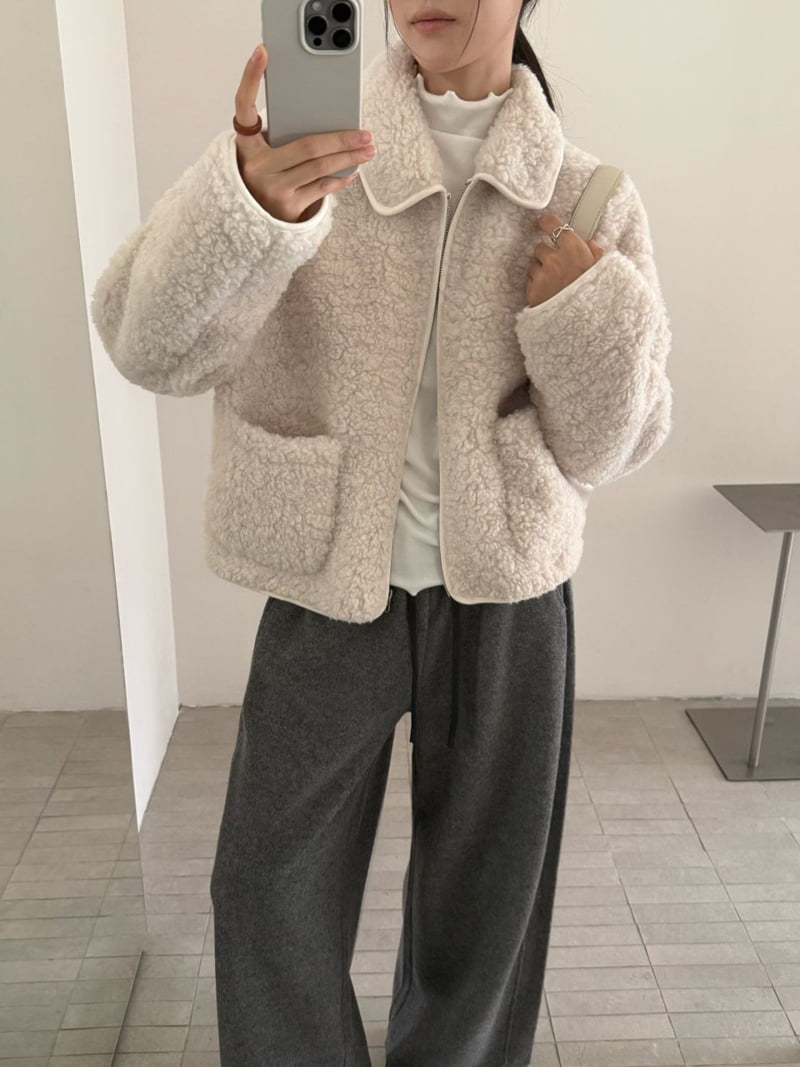 There By - Korean Women Fashion - #momslook - Dio Collar Jumper - 5
