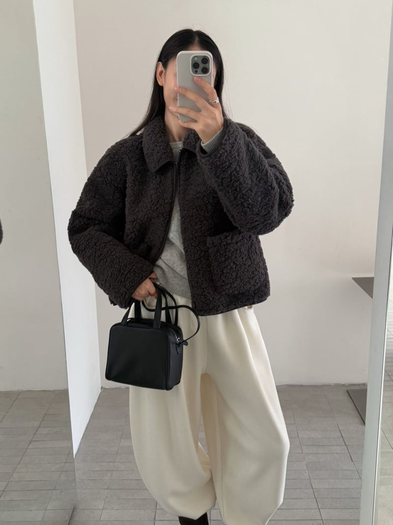 There By - Korean Women Fashion - #momslook - Dio Collar Jumper - 7