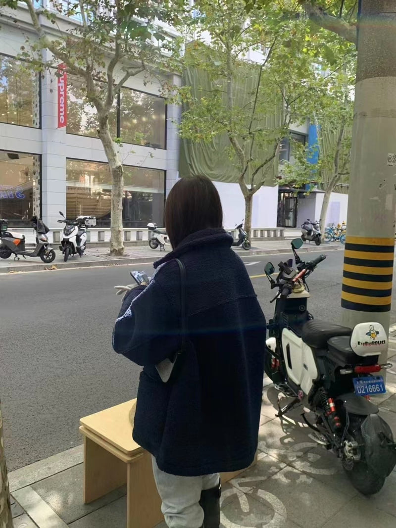 There By - Korean Women Fashion - #momslook - Toggle Shearling Coat - 6