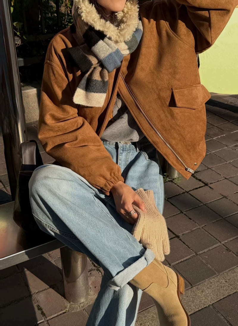 There By - Korean Women Fashion - #momslook - Tony Mustang Jacket