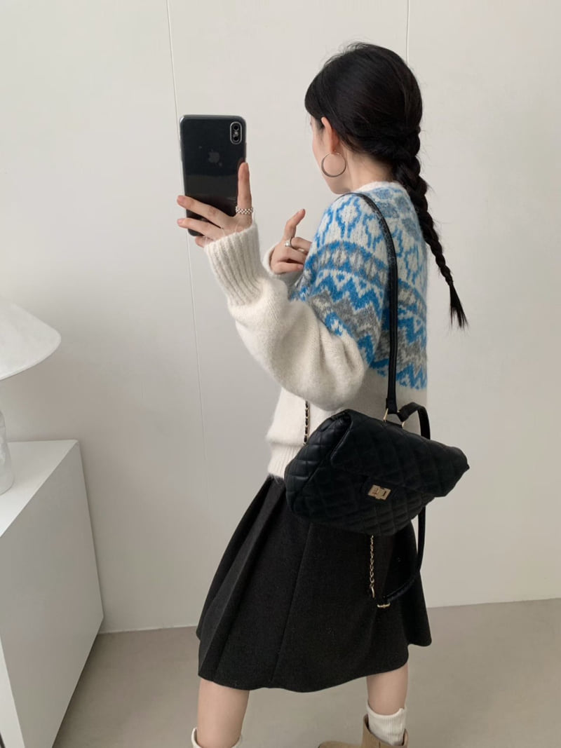 There By - Korean Women Fashion - #womensfashion - Maple Knit - 4