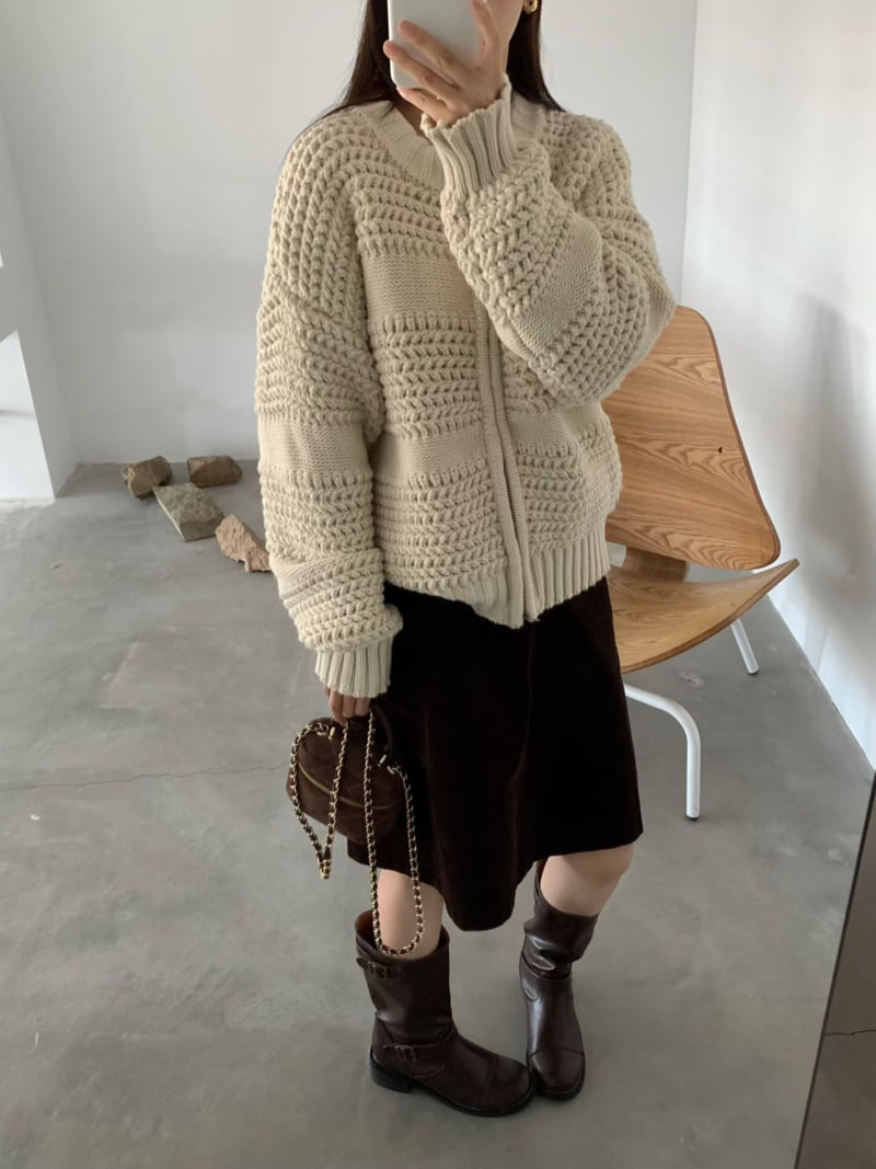 There By - Korean Women Fashion - #momslook - Bay Warm Cardigan - 5