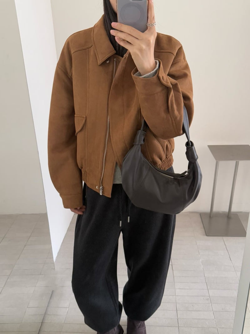 There By - Korean Women Fashion - #momslook - Mow Suede Jumper - 4