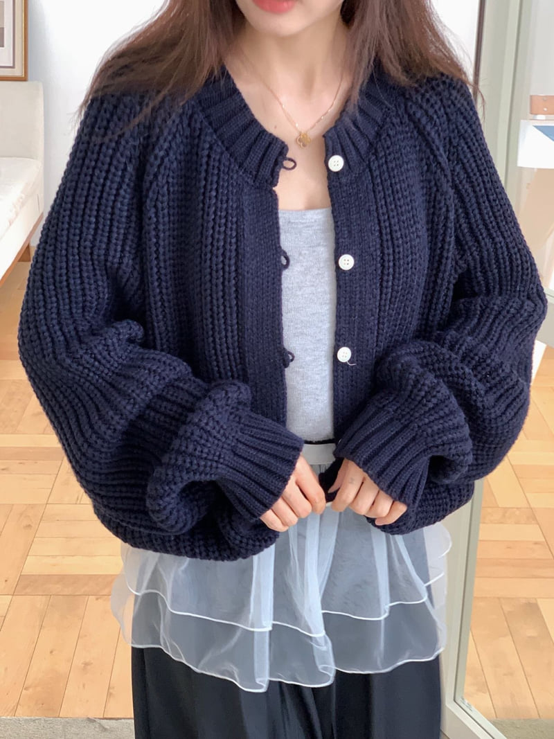 There By - Korean Women Fashion - #momslook - Wear Knit Cardigan - 12