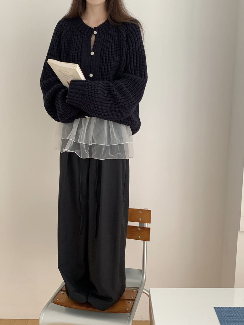 There By - Korean Women Fashion - #momslook - Wear Knit Cardigan - 8