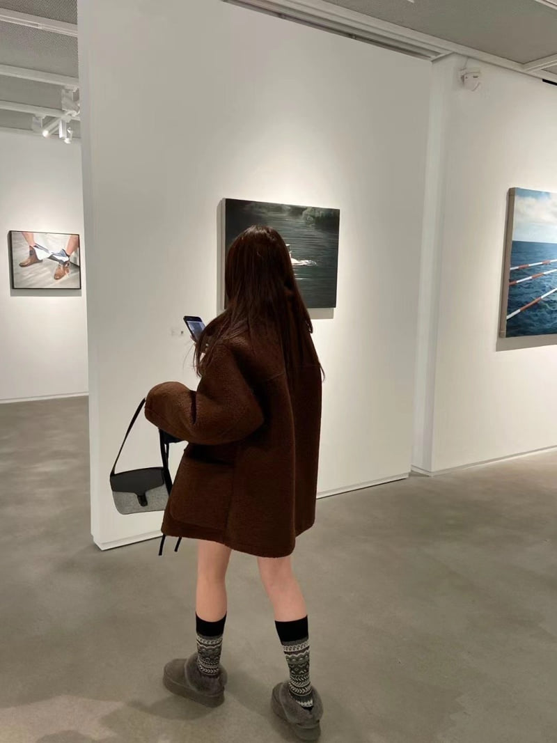 There By - Korean Women Fashion - #pursuepretty - Toggle Shearling Coat - 12