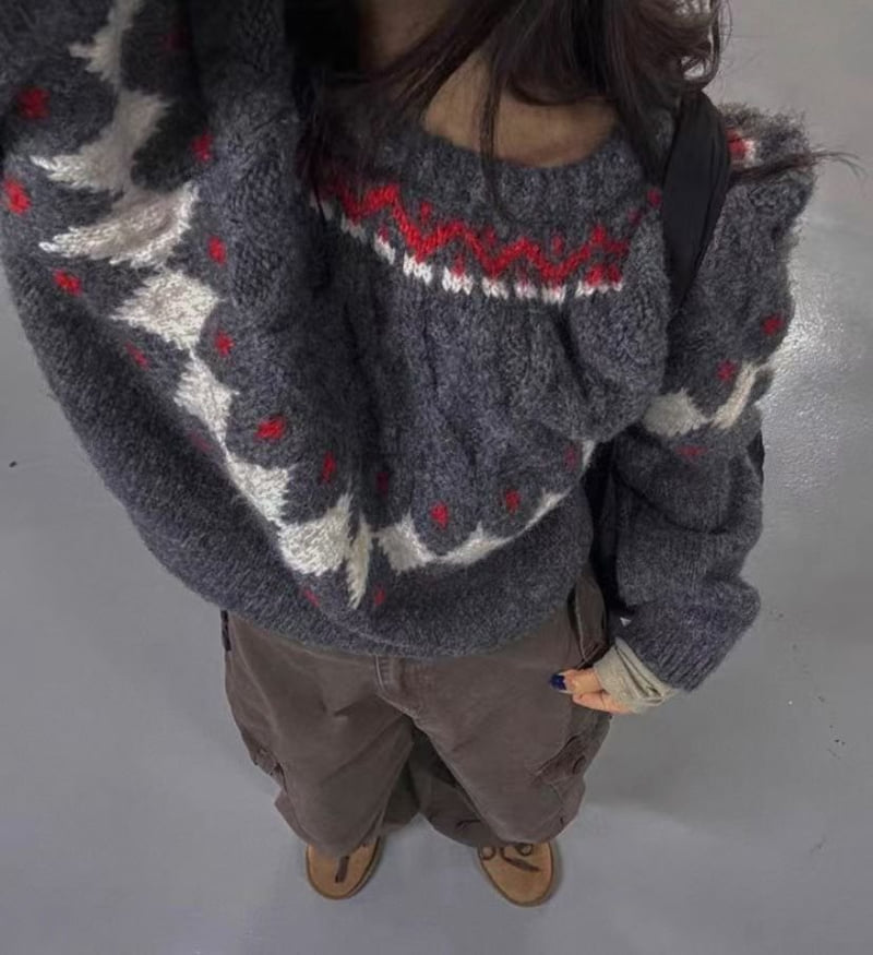 There By - Korean Women Fashion - #pursuepretty - Around Winter Knit - 6