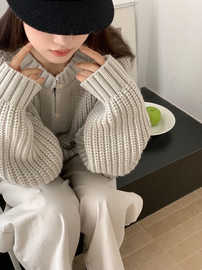 There By - Korean Women Fashion - #pursuepretty - Wear Knit Cardigan - 2