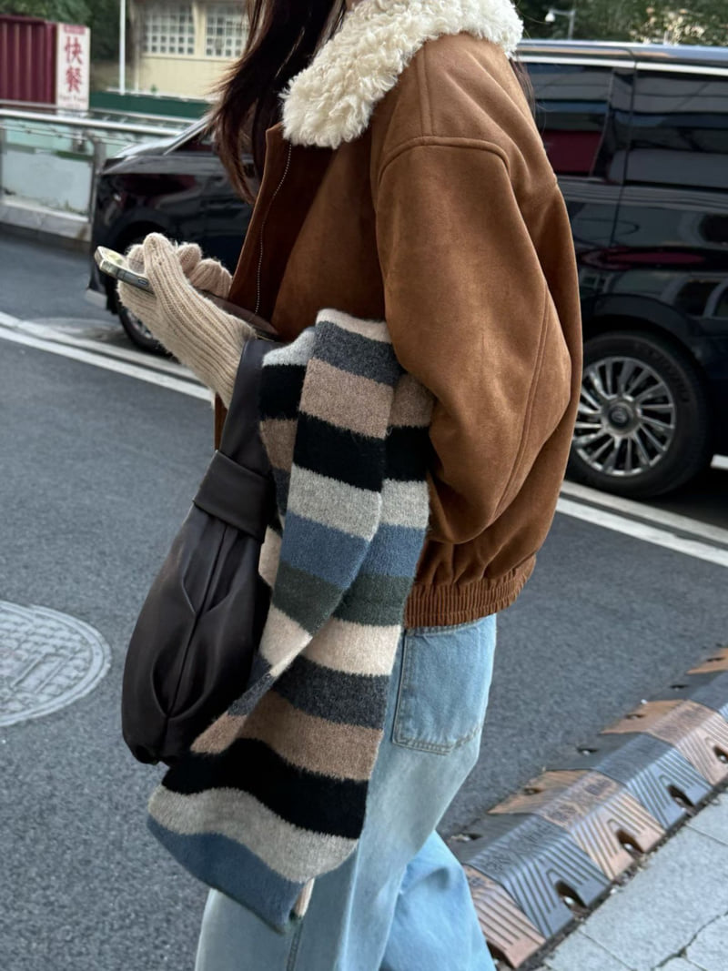 There By - Korean Women Fashion - #restrostyle - Tony Mustang Jacket - 6