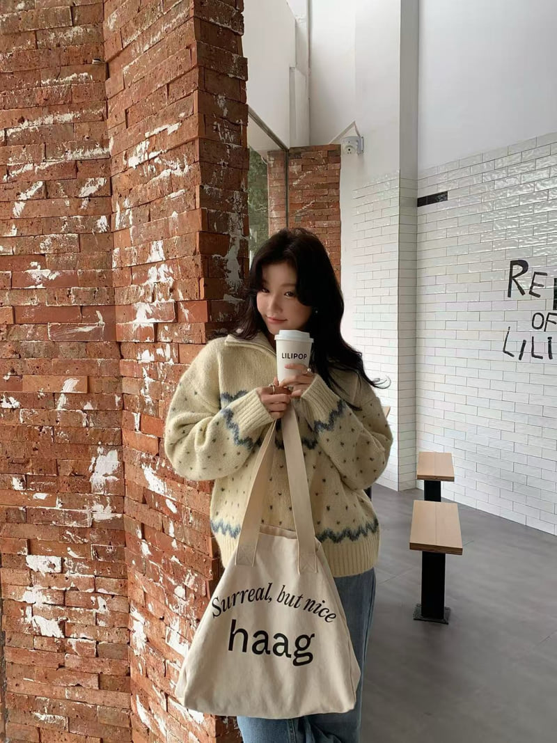 There By - Korean Women Fashion - #pursuepretty - Milk Half Zip-Up - 4