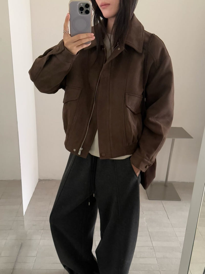 There By - Korean Women Fashion - #restrostyle - Mow Suede Jumper - 9