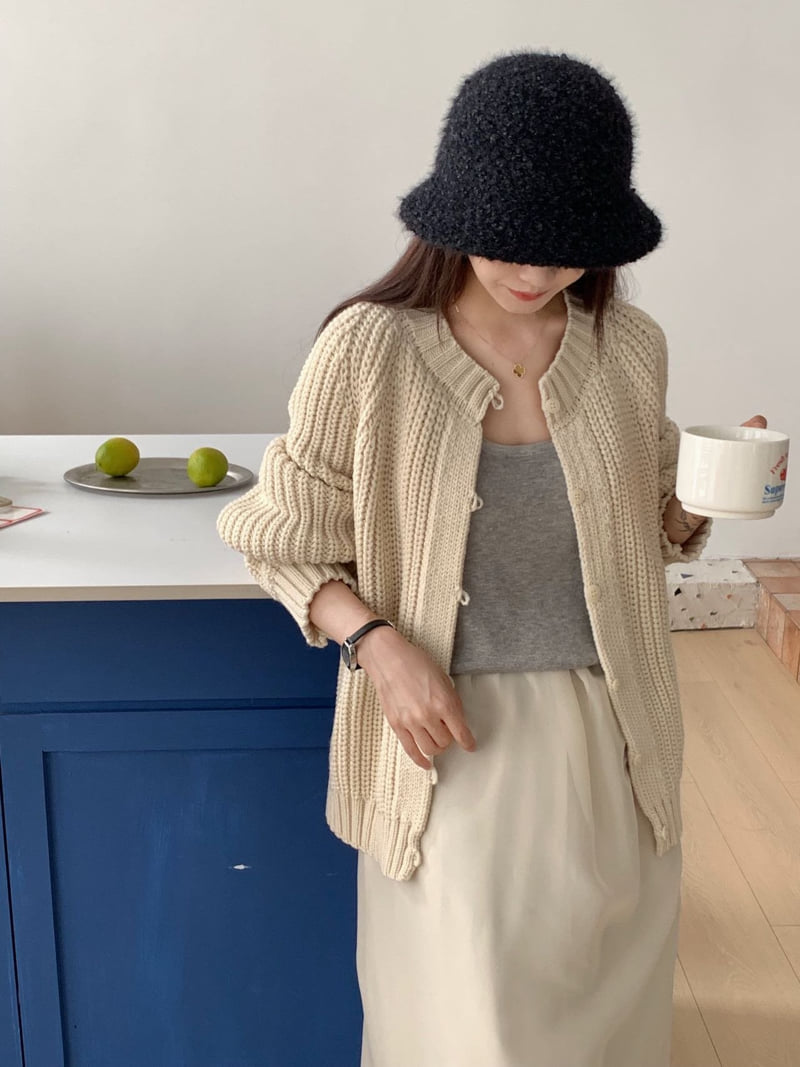 There By - Korean Women Fashion - #restrostyle - Wear Knit Cardigan - 3