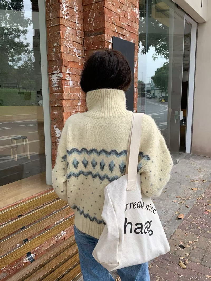 There By - Korean Women Fashion - #romanticstyle - Milk Half Zip-Up - 5