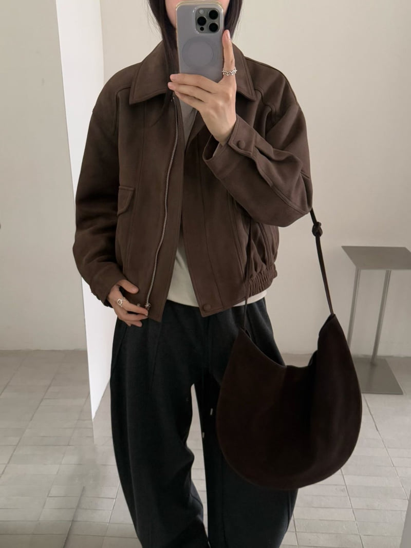 There By - Korean Women Fashion - #romanticstyle - Mow Suede Jumper - 10