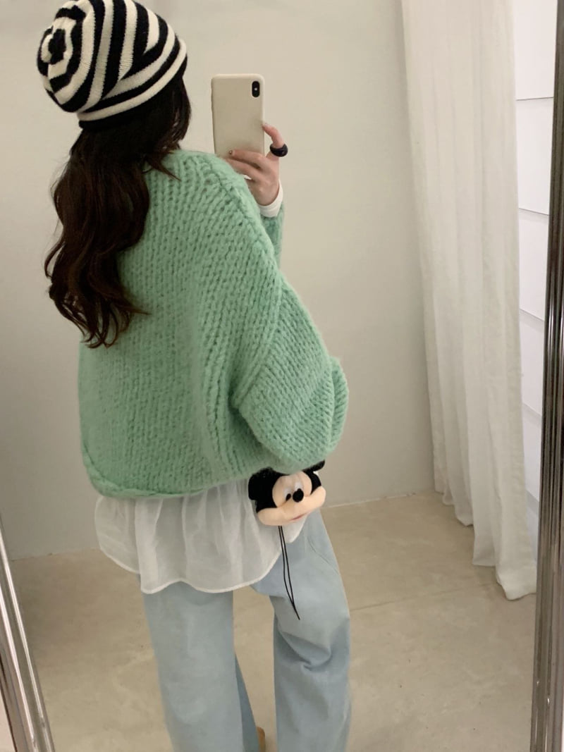 There By - Korean Women Fashion - #shopsmall - Mood Cable Knit - 11