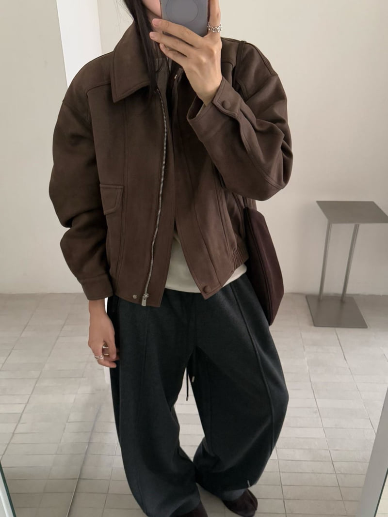 There By - Korean Women Fashion - #shopsmall - Mow Suede Jumper - 11