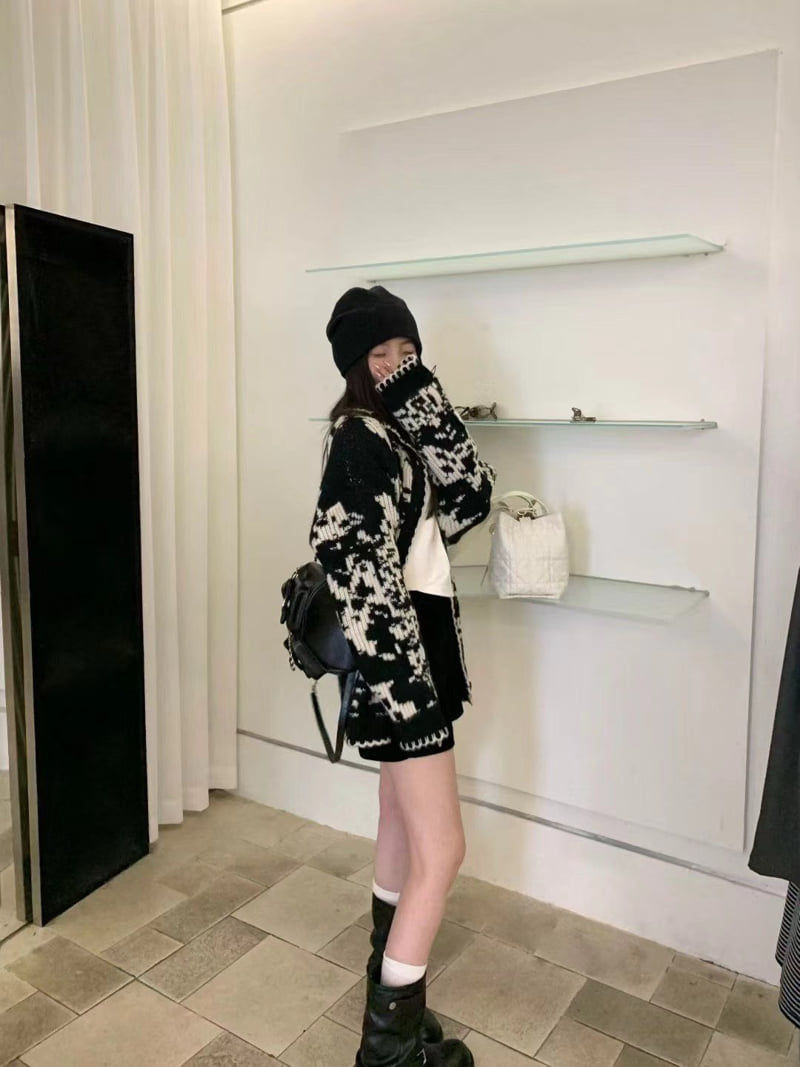 There By - Korean Women Fashion - #thatsdarling - Pale Winter Cardigan - 6