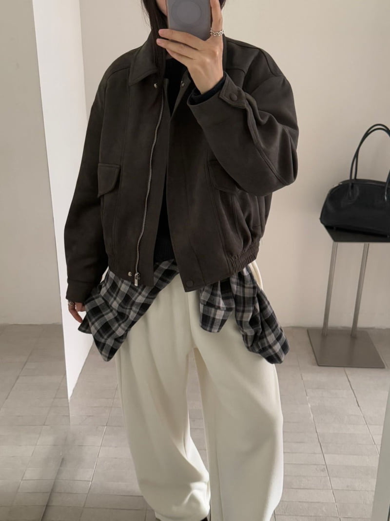 There By - Korean Women Fashion - #thatsdarling - Mow Suede Jumper - 12