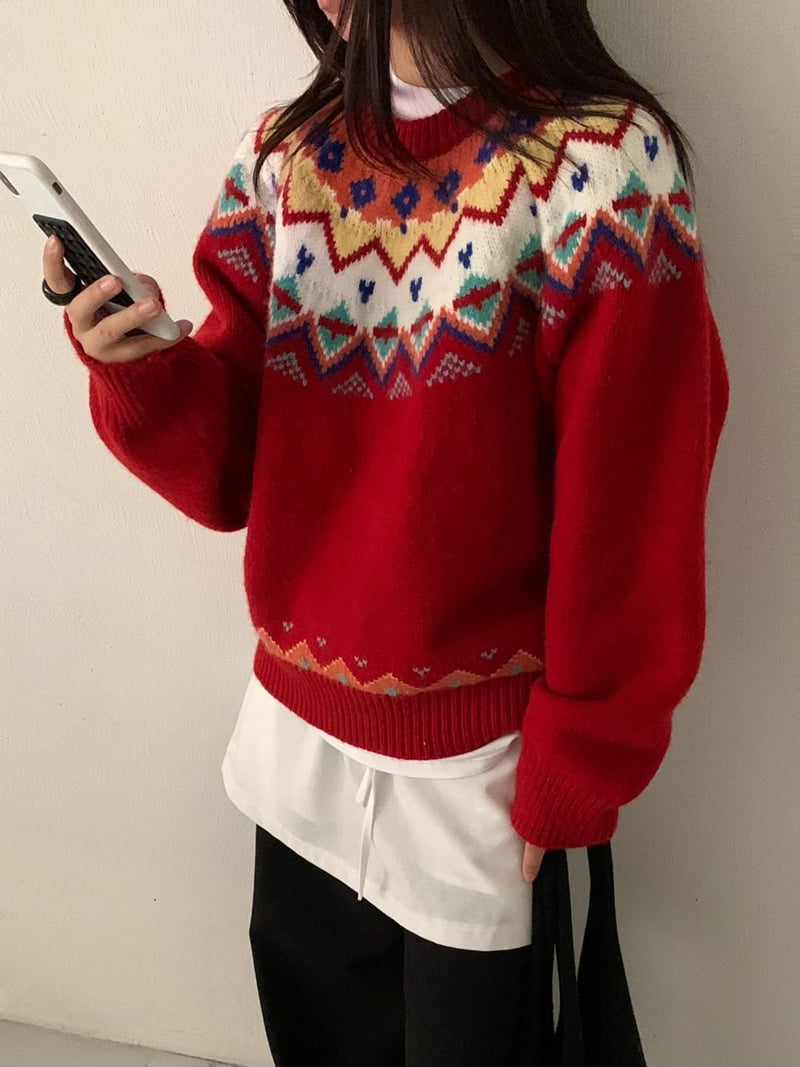 There By - Korean Women Fashion - #shopsmall - Your Winter Warm Knit - 4