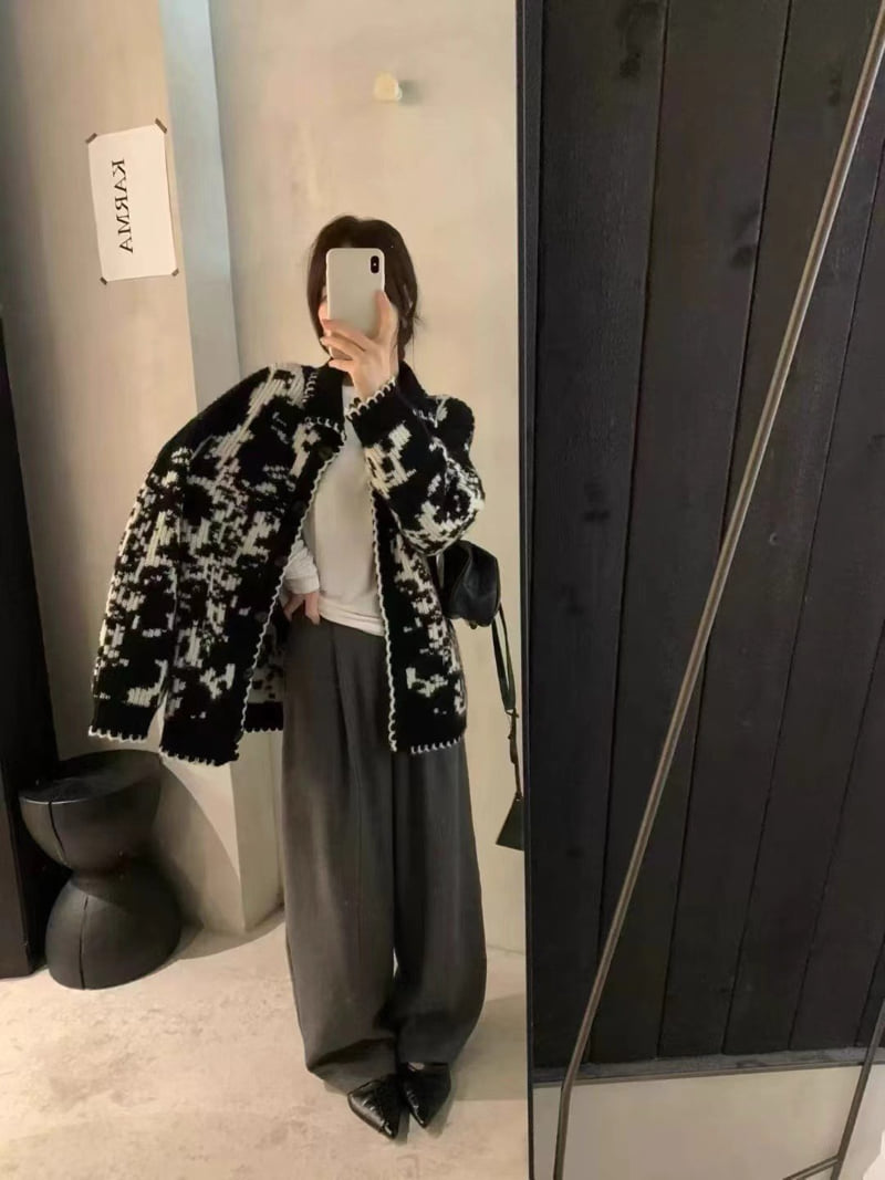 There By - Korean Women Fashion - #thelittlethings - Pale Winter Cardigan - 7