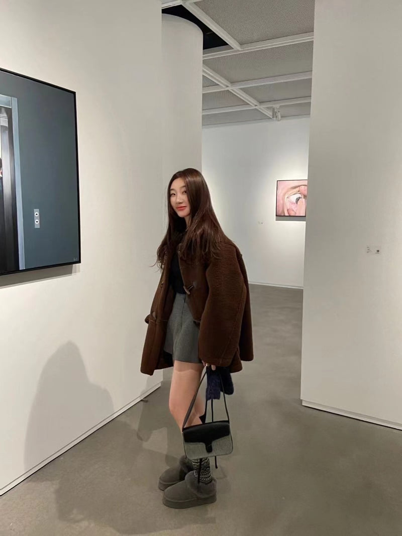 There By - Korean Women Fashion - #vintageinspired - Toggle Shearling Coat - 10