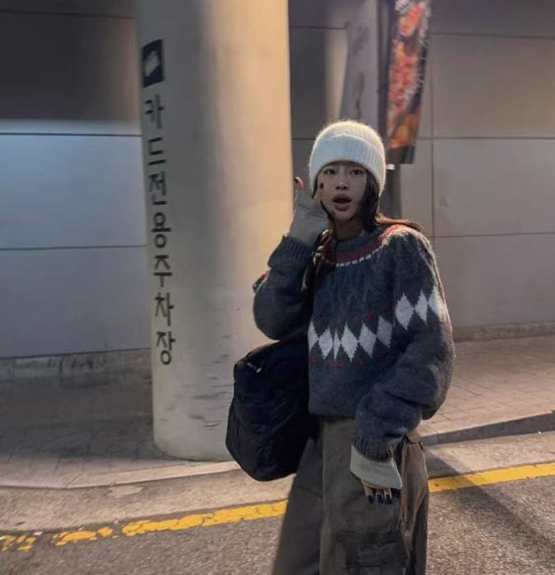 There By - Korean Women Fashion - #womensfashion - Around Winter Knit - 4