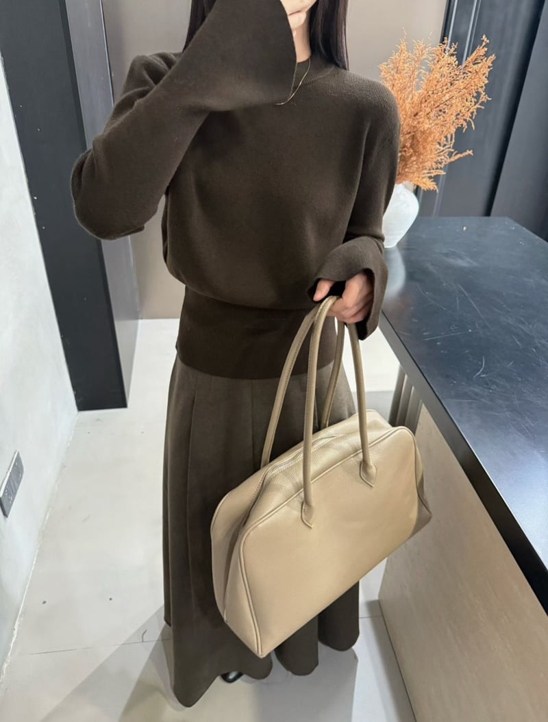 There By - Korean Women Fashion - #womensfashion - Prin Line Long Sleeve Knit - 8