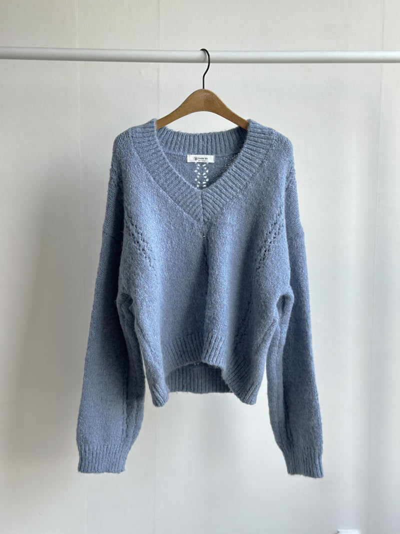 There By - Korean Women Fashion - #womensfashion - Romy V Neck Knit - 7