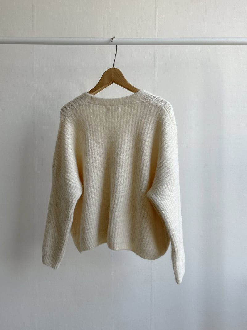 There By - Korean Women Fashion - #womensfashion - Mel V Knit Cardigan - 5