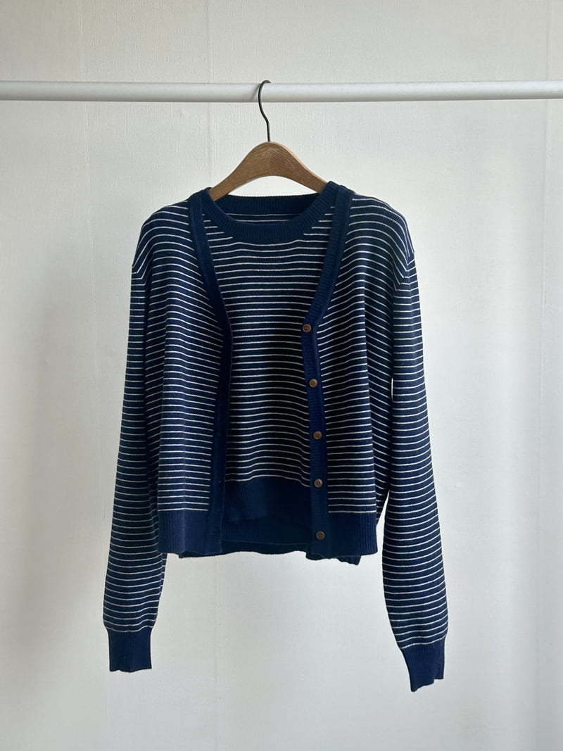 There By - Korean Women Fashion - #momslook - Amy Stripe Set - 4