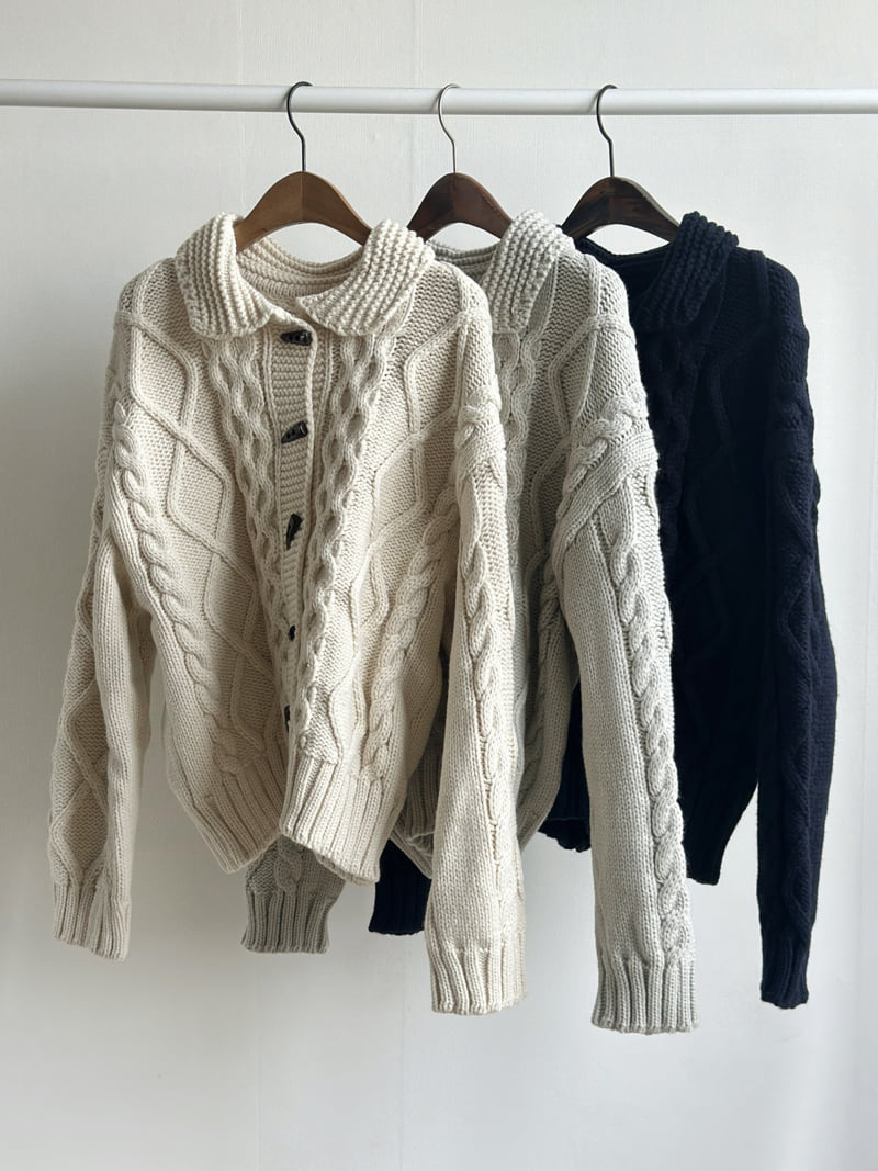 There By - Korean Women Fashion - #womensfashion - Henne Knit Cardigan