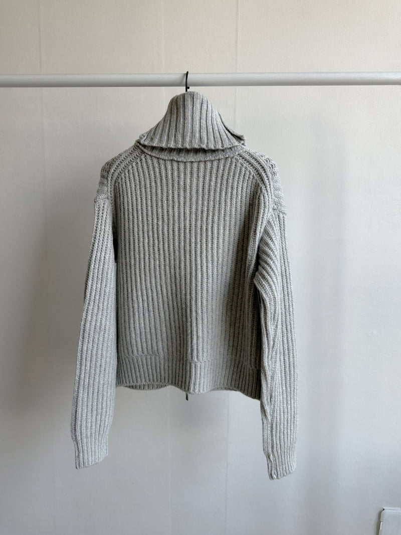 There By - Korean Women Fashion - #momslook - Holly Ribbed Zip-Up - 4