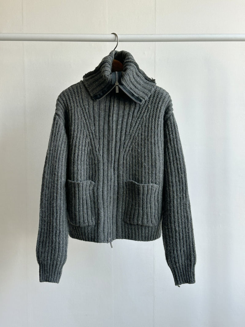 There By - Korean Women Fashion - #womensfashion - Holly Ribbed Zip-Up - 6