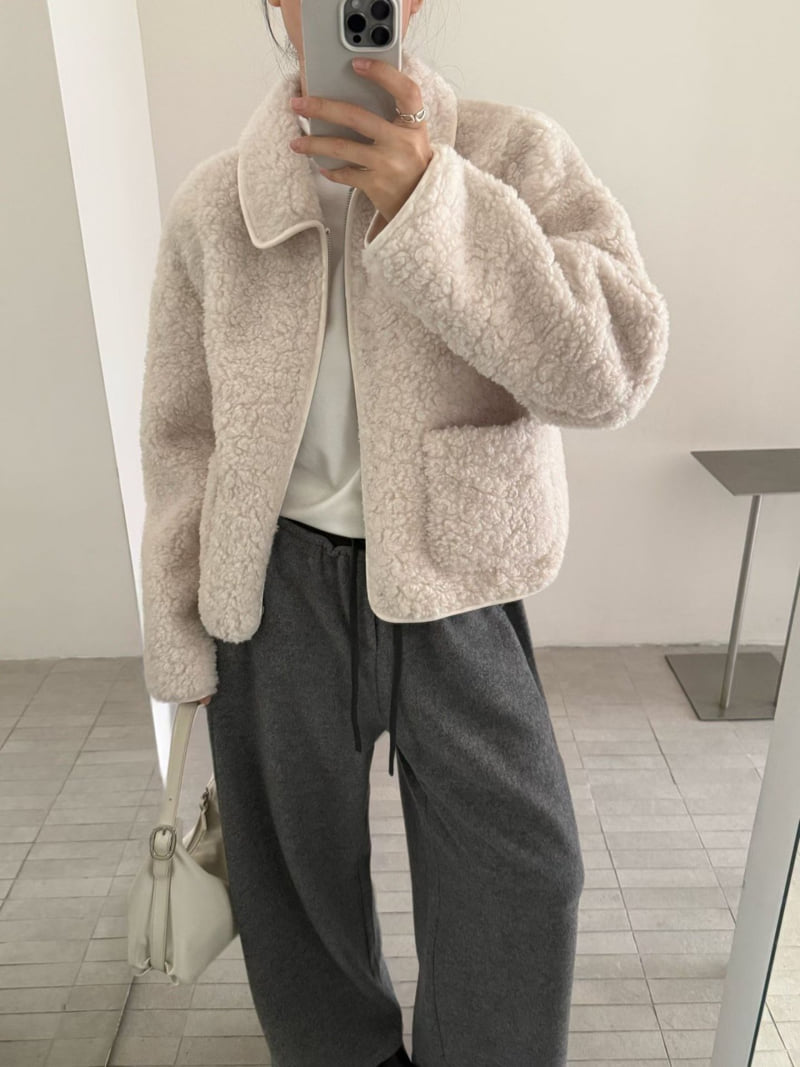 There By - Korean Women Fashion - #momslook - Dio Collar Jumper - 4