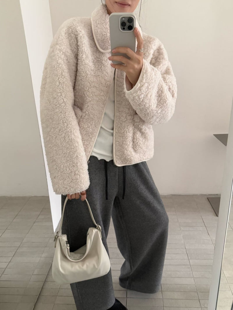 There By - Korean Women Fashion - #womensfashion - Dio Collar Jumper - 6