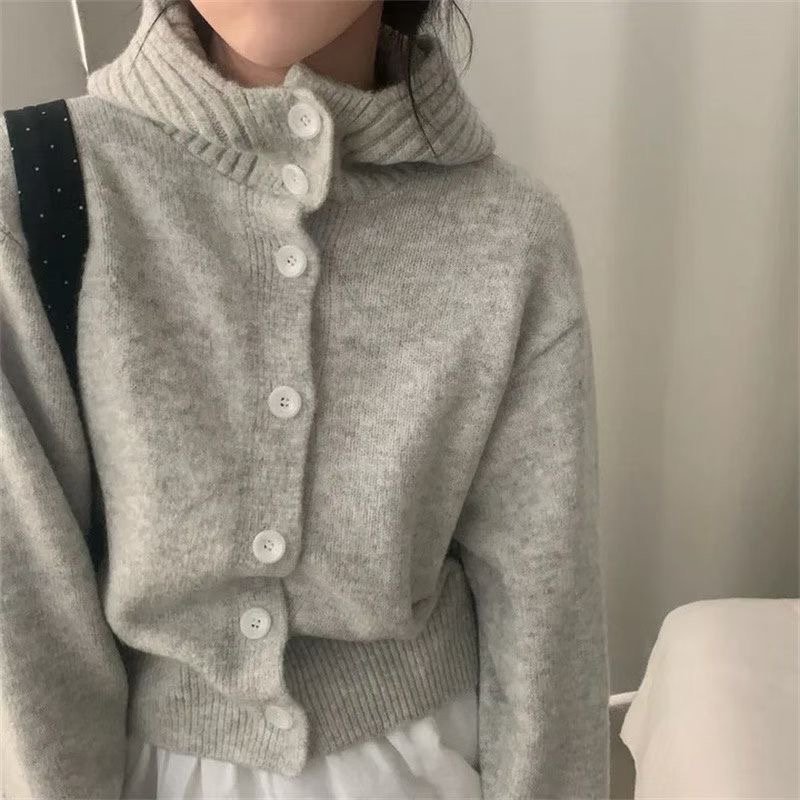There By - Korean Women Fashion - #womensfashion - Roselle Hood Knit