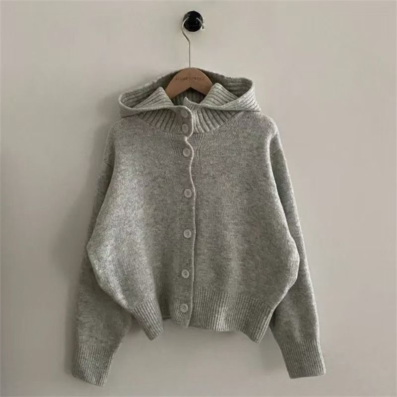 There By - Korean Women Fashion - #womensfashion - Roselle Hood Knit - 5